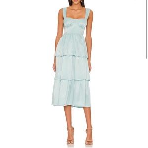 Weworewhat corset midi dress